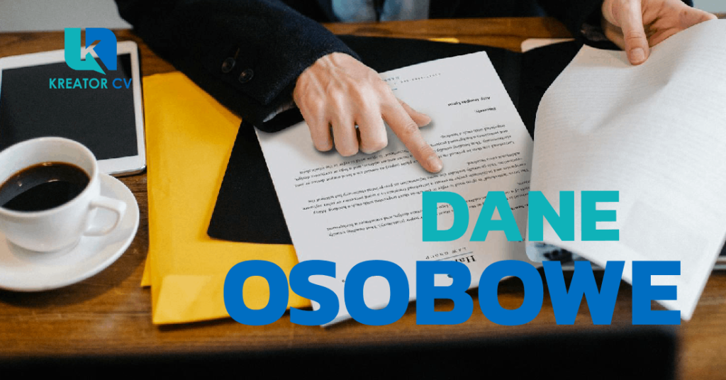 cv dane osobowe