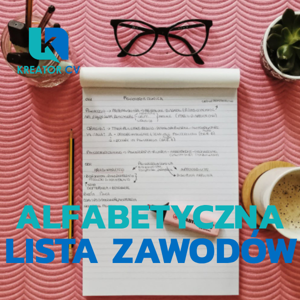 alfabetyczna lista zawodów Kreator CV