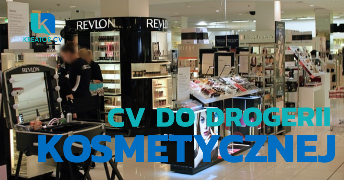 cv do drogerii kosmetycznej