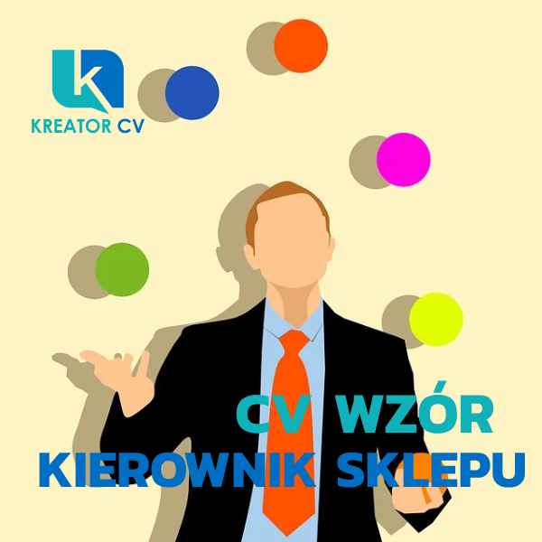 cv wzór kierownik sklepu