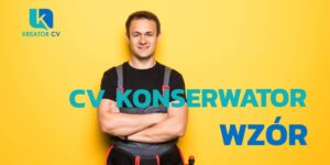 cv konserwator wzór