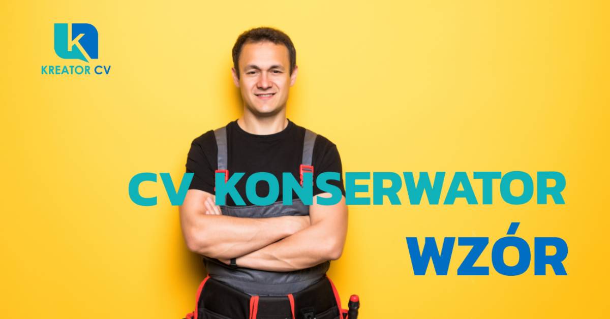 cv konserwator wzór