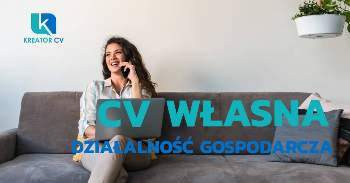CV własna działalność gospodarcza