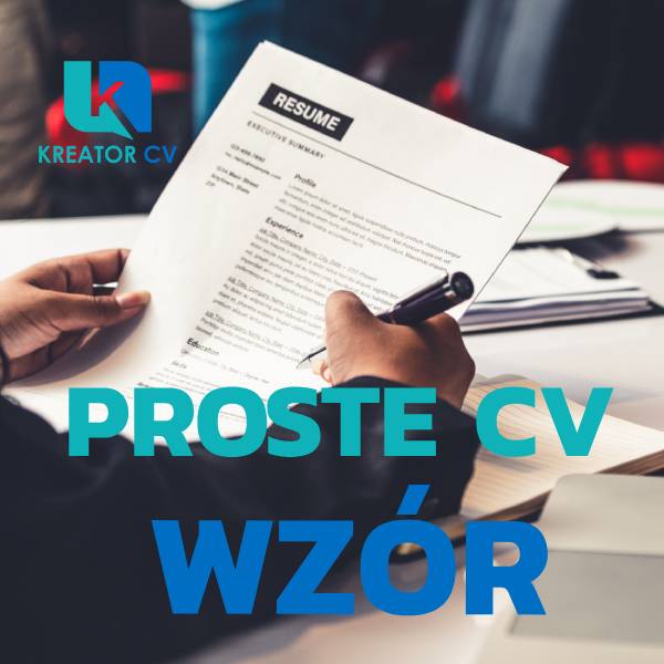 proste CV wzór