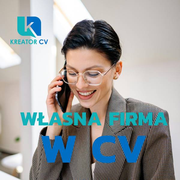 własna firma w CV