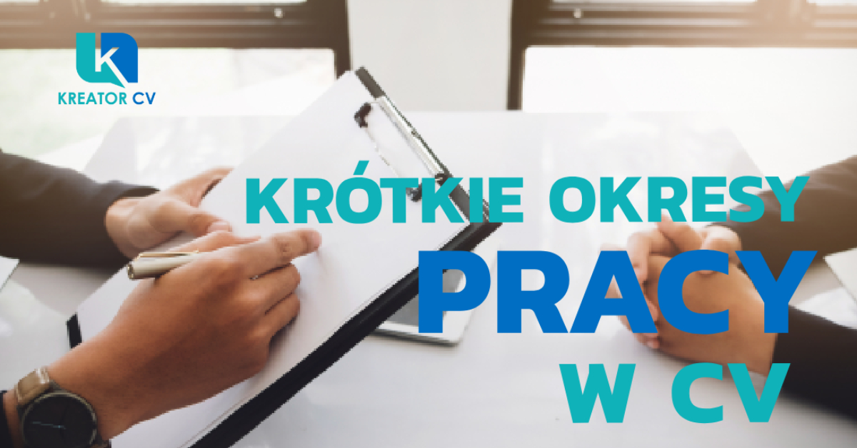krótkie okresy pracy w CV